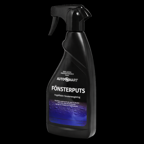 Autosmart fönsterputsmedel för streak-free rengöring av glas och spegla