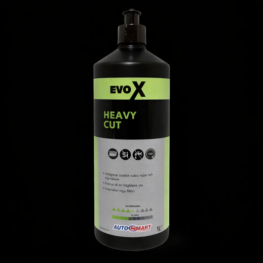 EVO X Heavy Cut polermedel för kraftfull lackorrigering