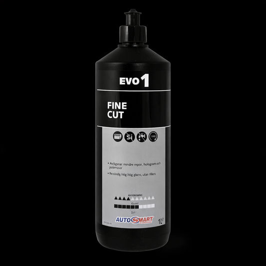 Evo 1 polermedel för skonsam polering av känsliga och nylackerade ytor