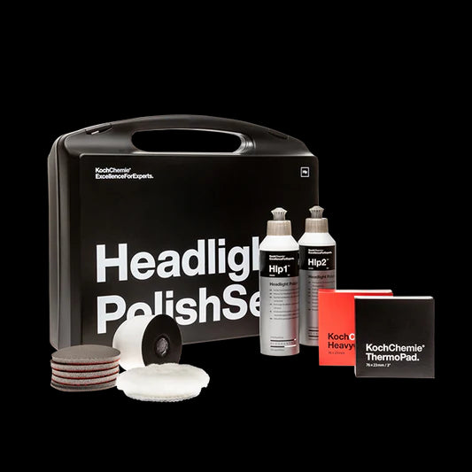 Koch-Chemie Headlight Polish Set 3 kg komplett kit för lyktglasrenovering
