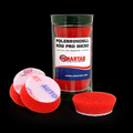 Röd Pro Mini konad polerrondell 65/55 mm för små ytor