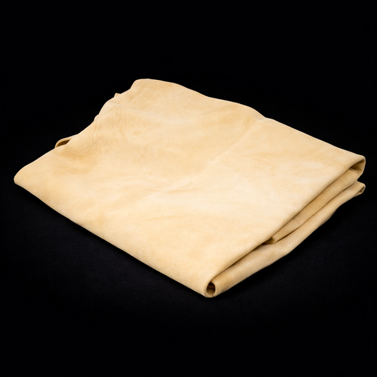 Äkta sämskskinn för professionell torkning av bil